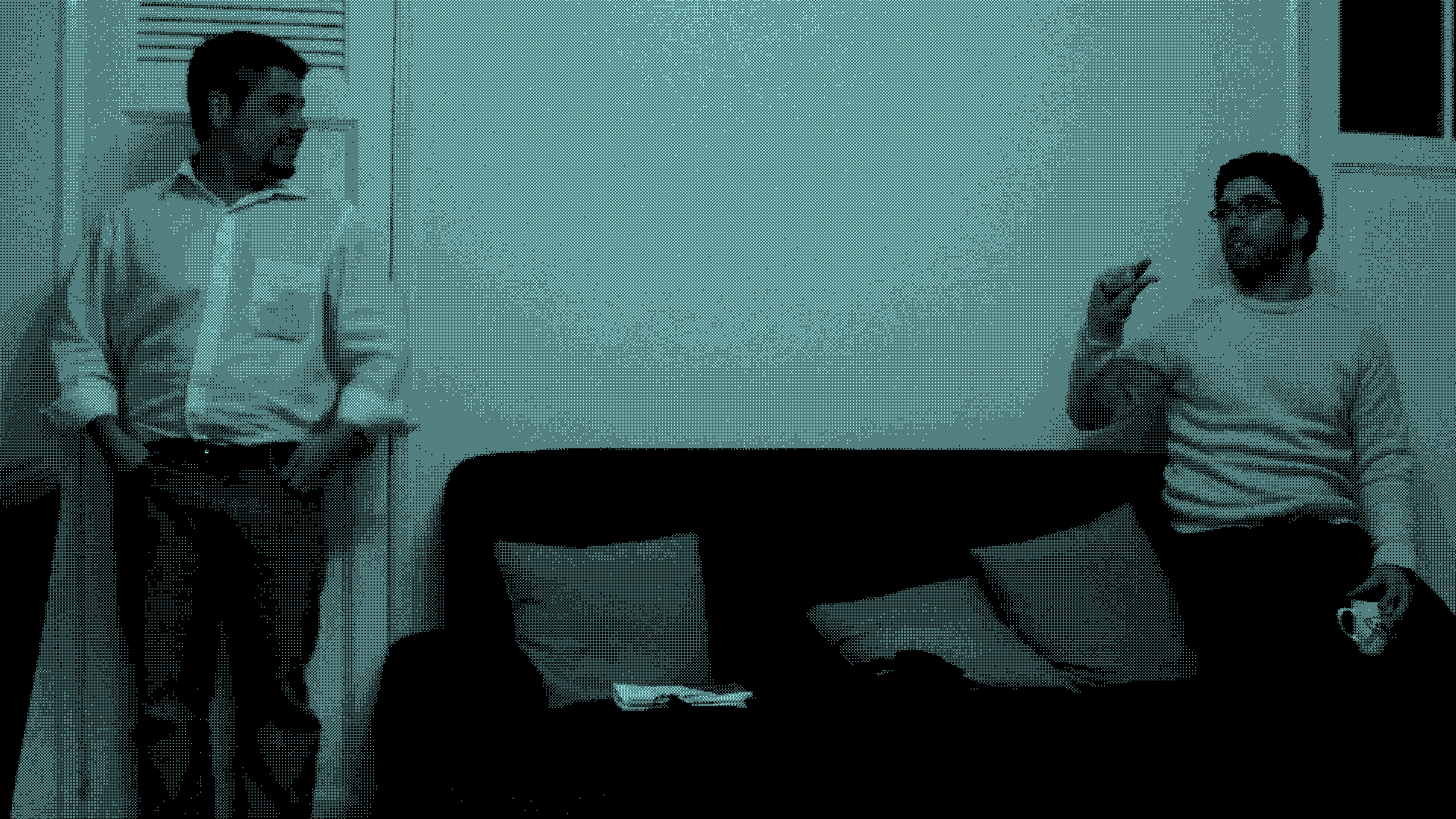 Alberto Cerda y el suscrito en las oficinas de Derechos Digitales, circa 2007